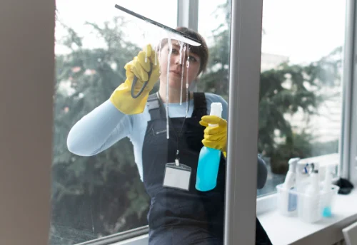 Nettoyage de vitres intérieures et extérieures à Sergy
